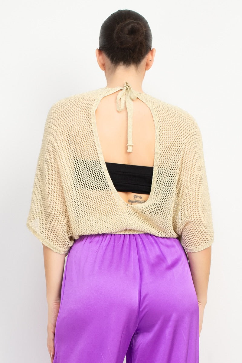 Sweater Dolman Slv Top