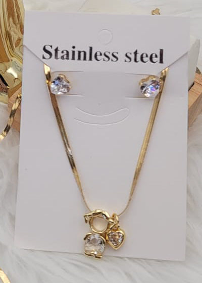 Collar en gold plate