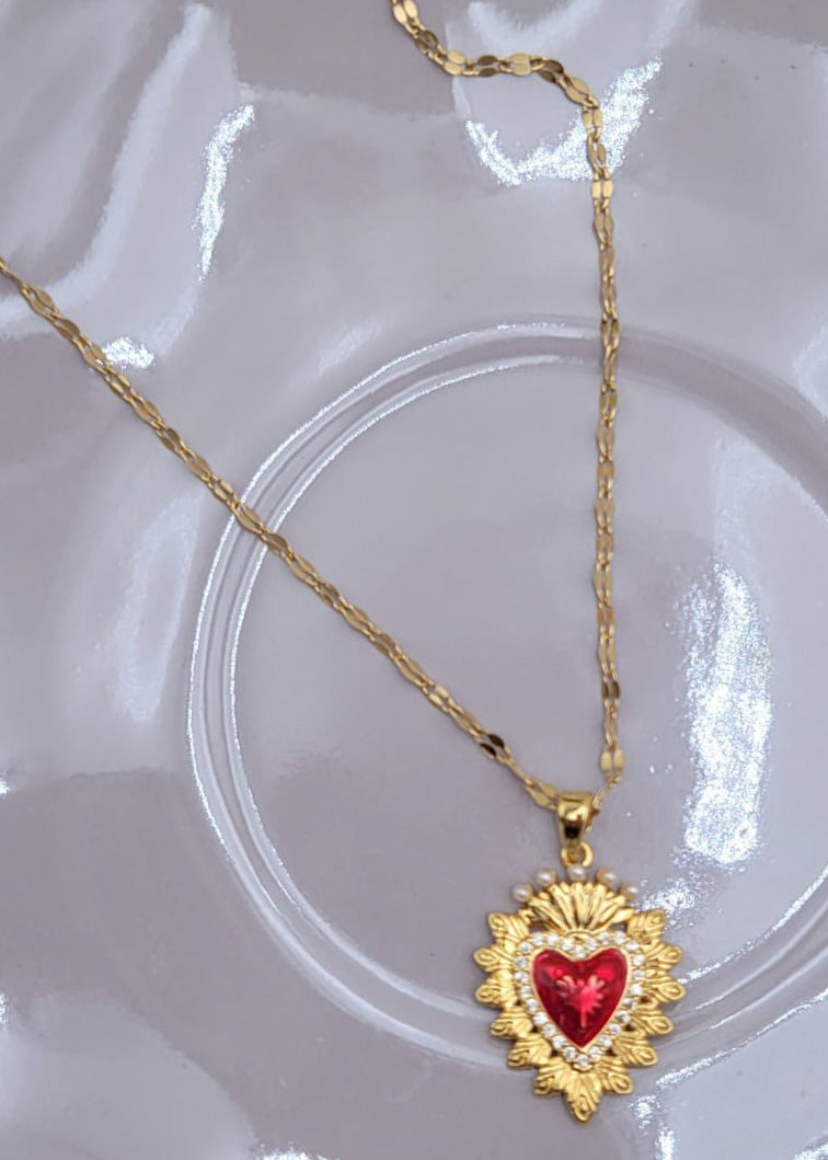 Collar de gold plate| Diseño de corazón