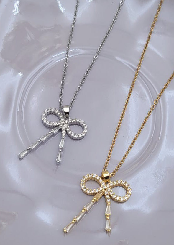 Collar gold plate | Diseño coquette