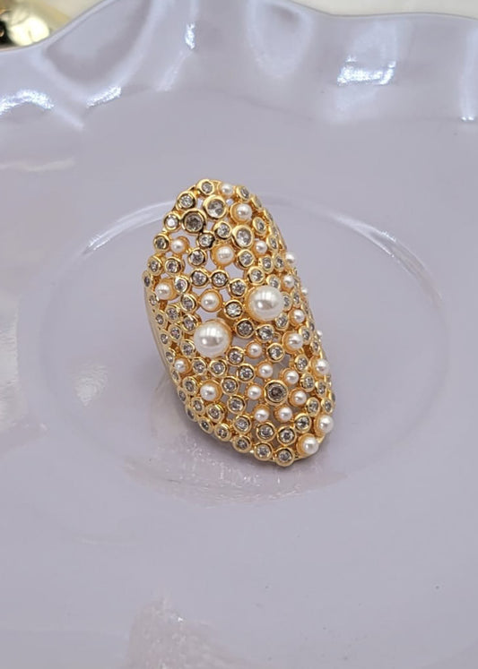 Sortija en gold plate