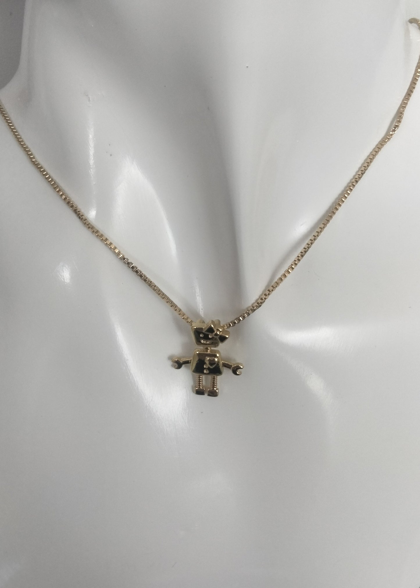 Collar en gold plate