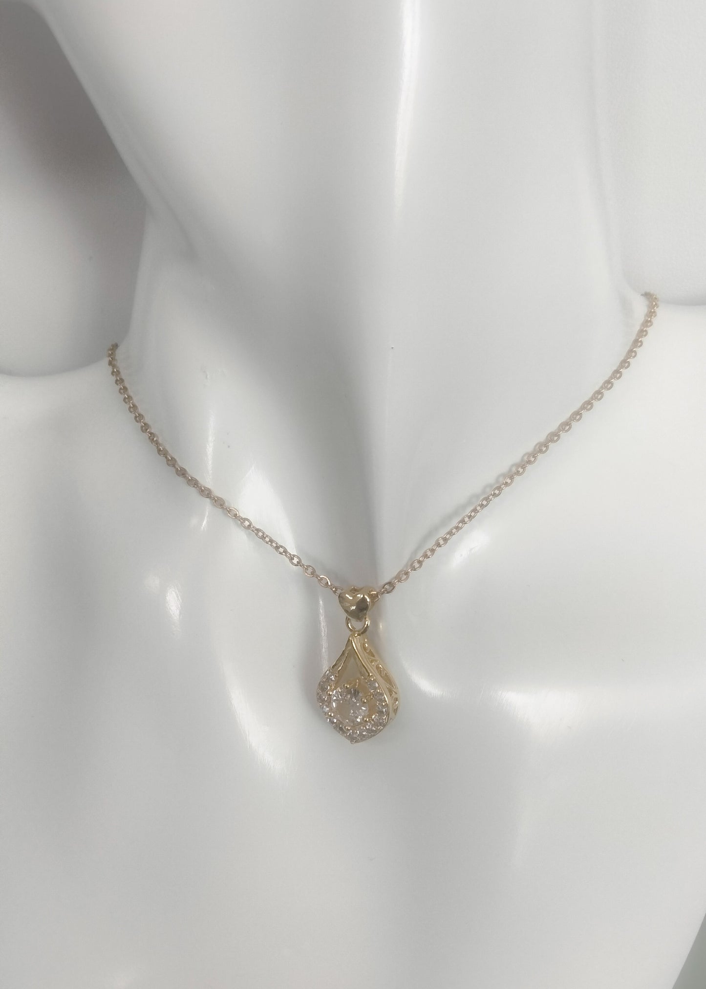 Collar en gold plate