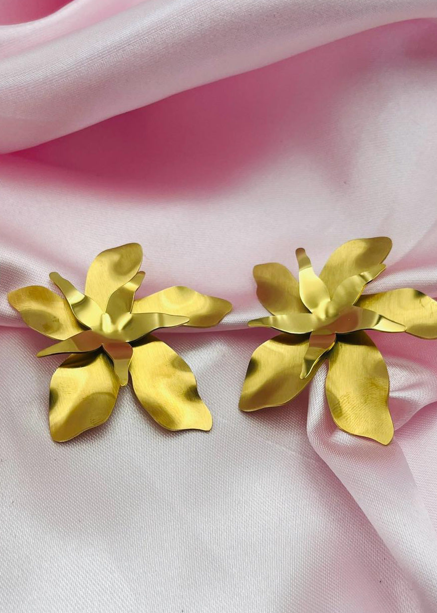 Aretes en Stainless Steel diseño de flor