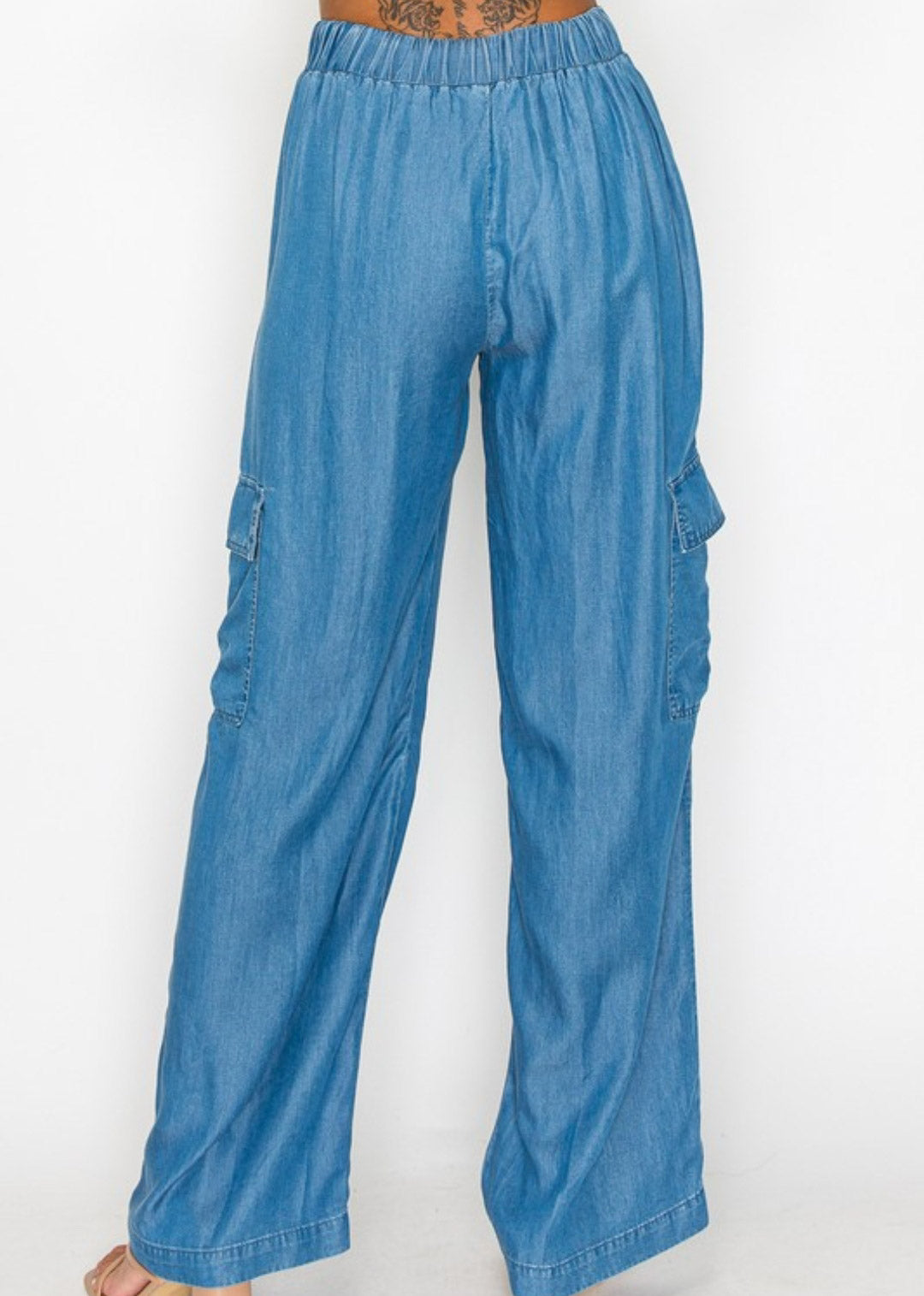 LYOCELL CARGO PANTS(WOVEN)