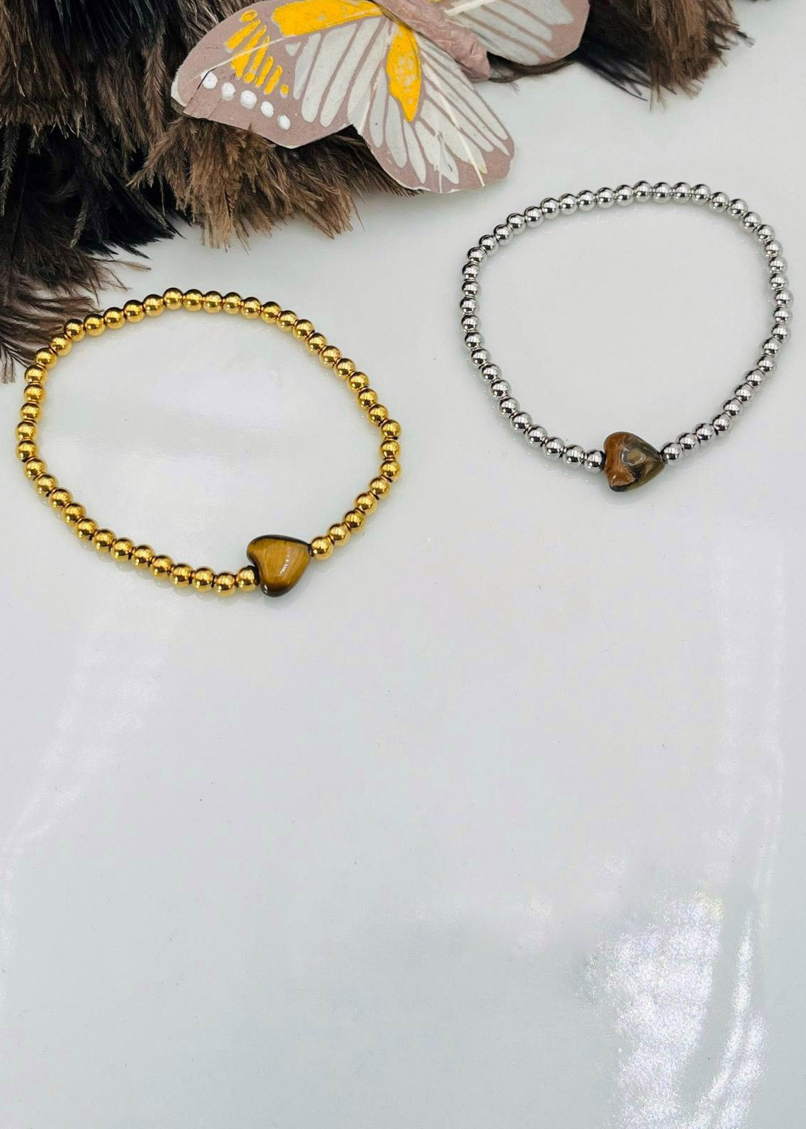 Pulseras en Stainless Steel con diseños de corazones