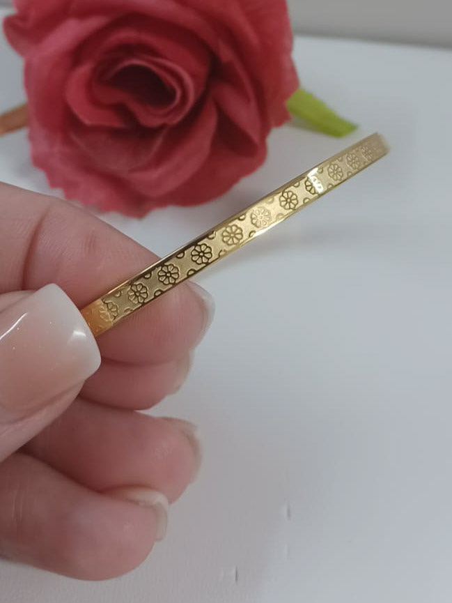 Pulsera Stainles Steel con grabado