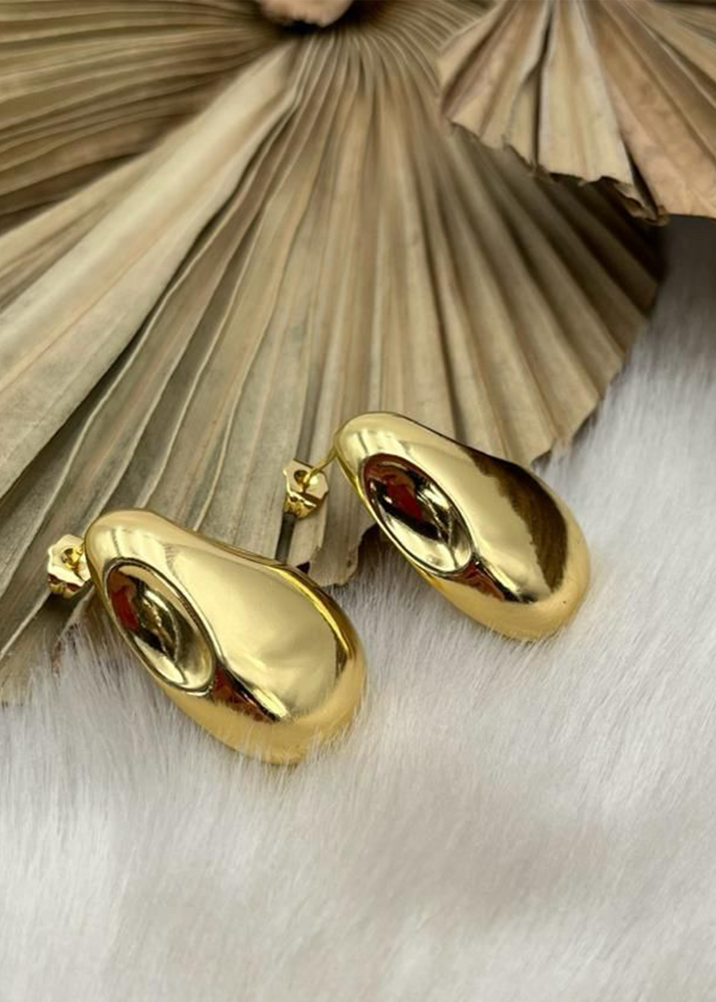 Aretes Chunky | Pantallas en Gold Plated