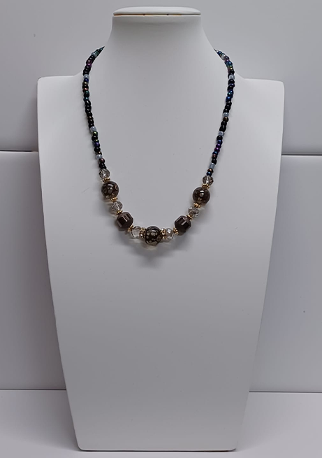 Collar | Cristal cristal y pedrería