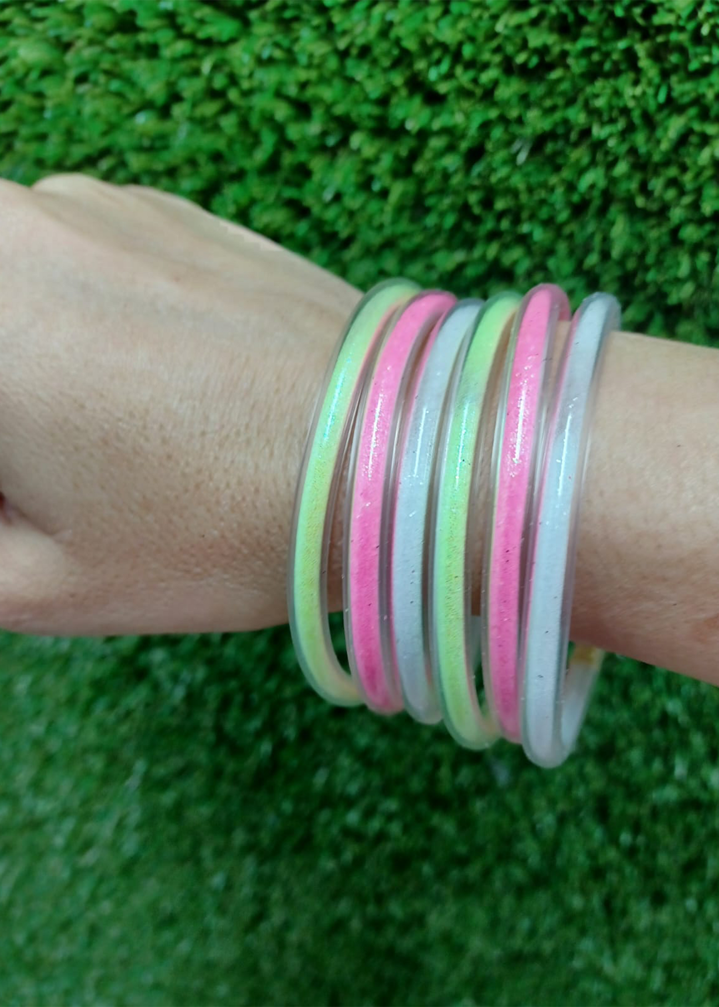Pulseras en Jelly | Colores Barbie
