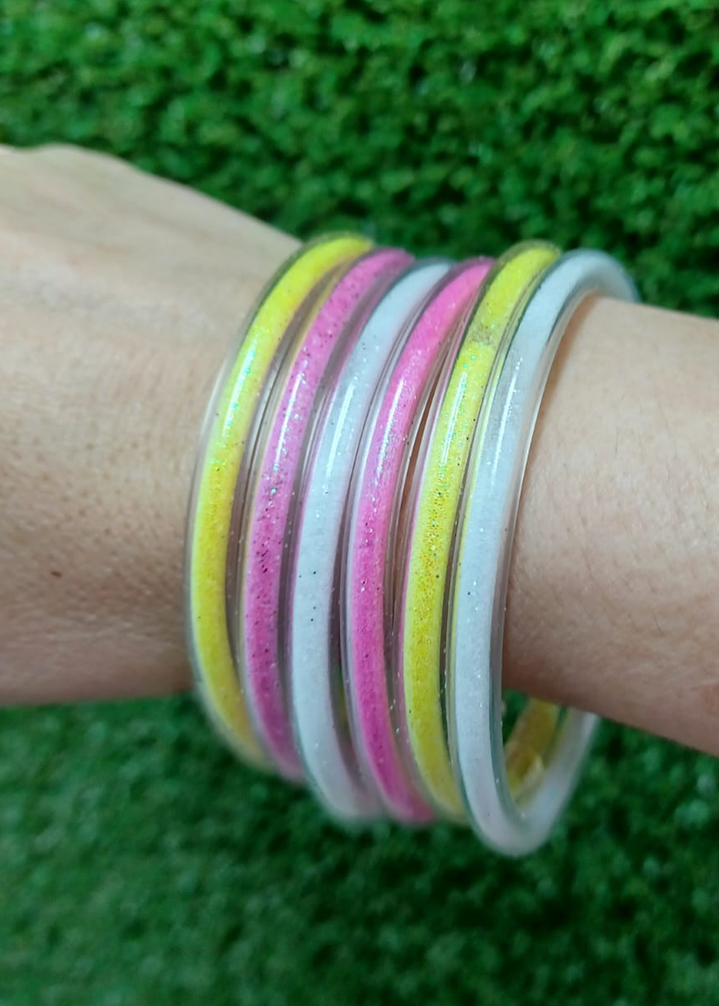 Pulseras en Jelly | Colores Barbie