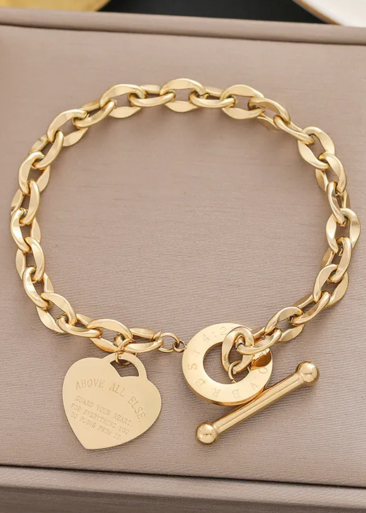 Pulsera pendant de corazón