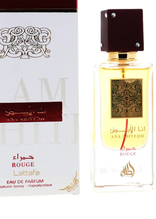 Perfume Ana Abiyedh Rouge| Perfume Árabe de la línea de Lattafa| Para Damas