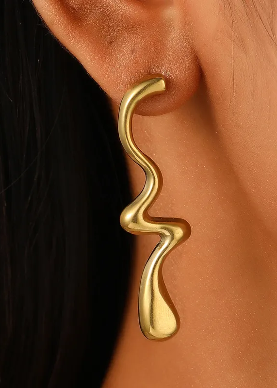 Arete de gotita colgante