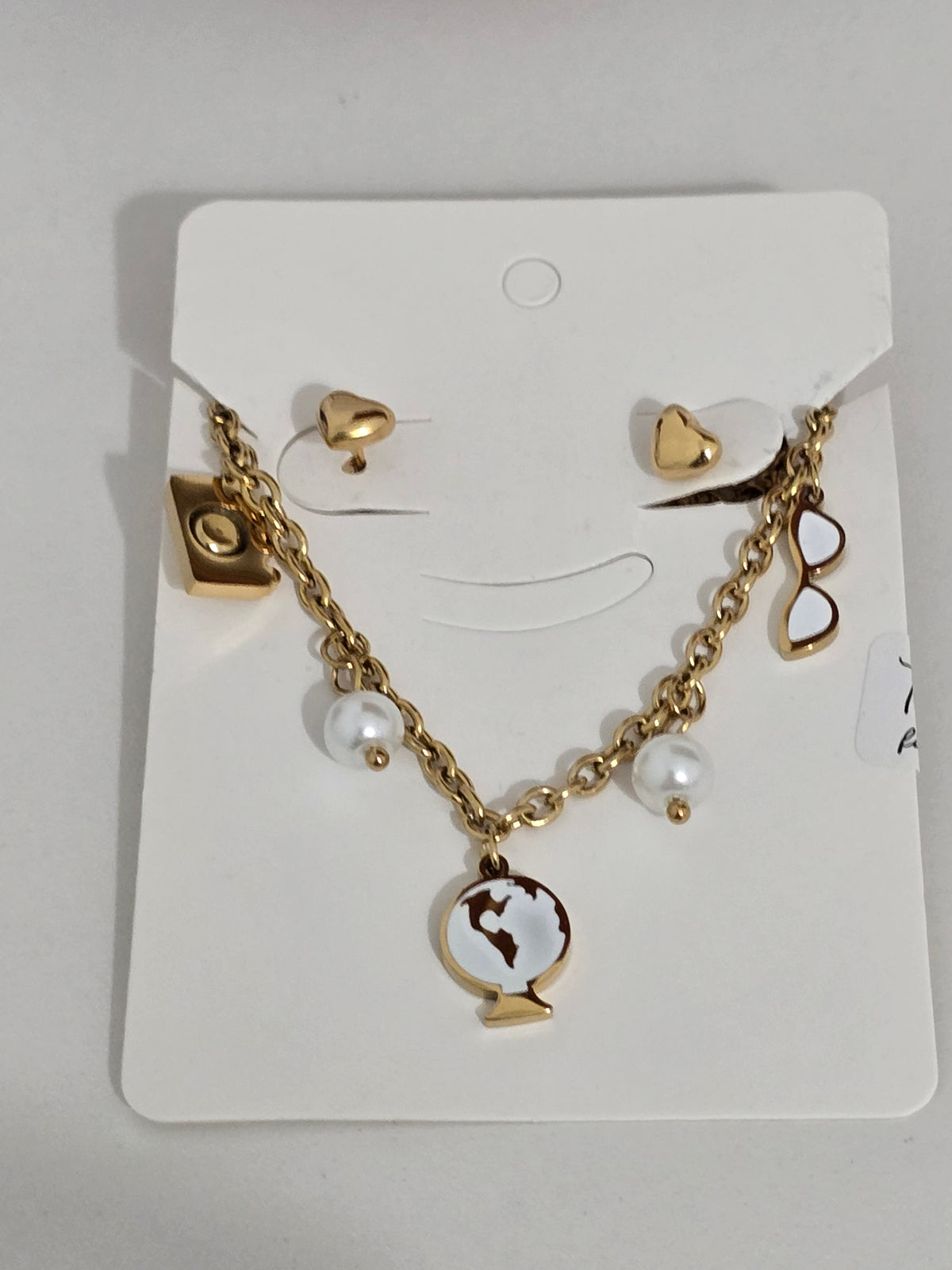 Collar Stainless Steel "Viajar el Mundo"