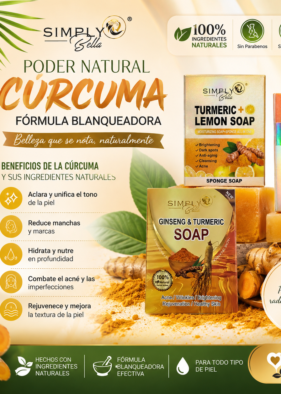 Combo Blanqueador De Curcuma