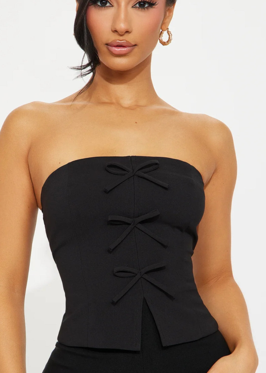 RIBBON TUBE TOP (WOVEN)
