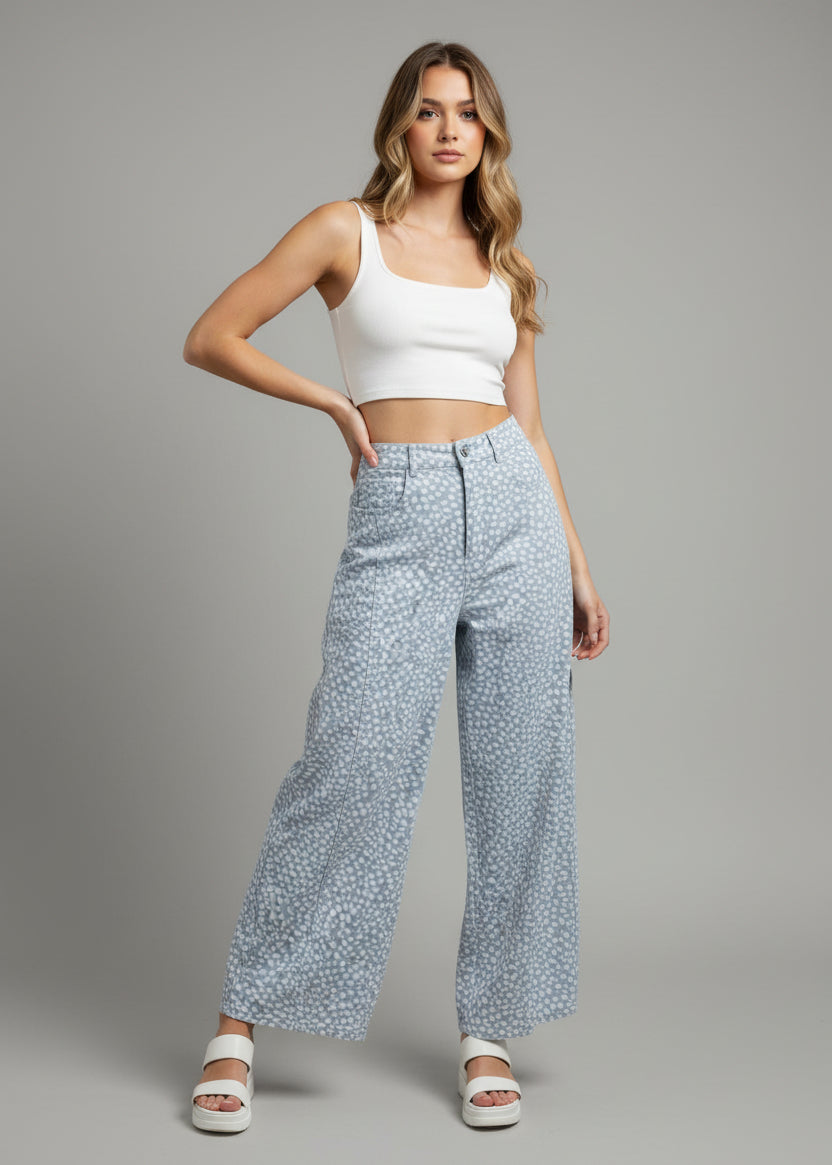COLOR AZUL VERDE | pantalones barrel | globo o balloon pants.