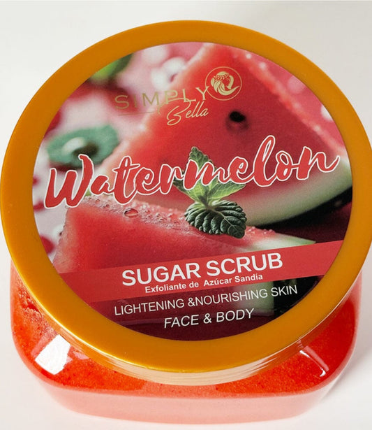 Watermelon sugar scrub
