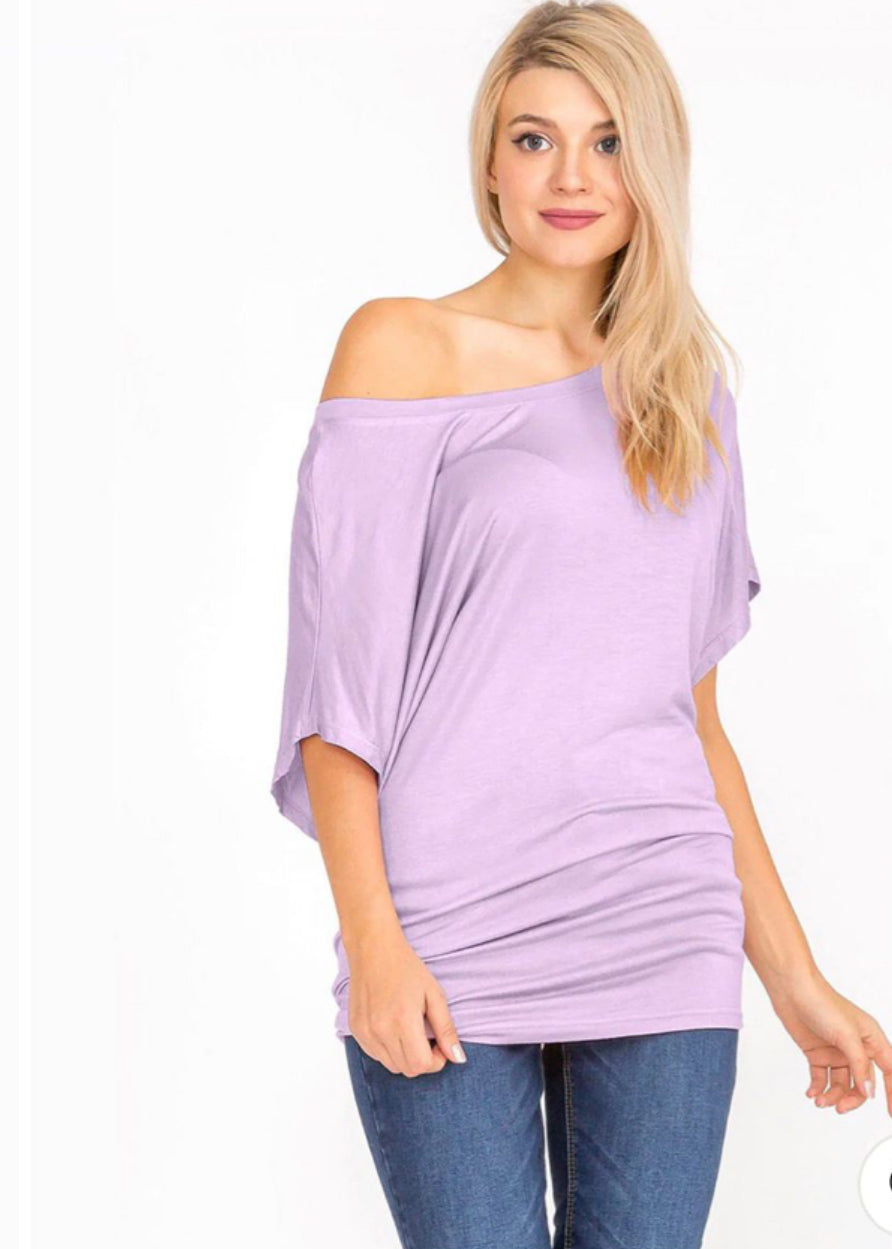 Women’s, Short Sleeve of Shoulder, Loose Feet Tonic Top