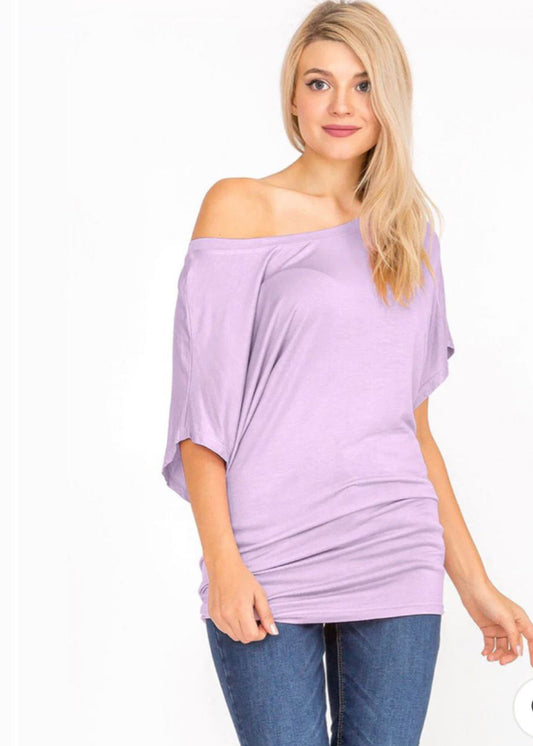 Women’s, Short Sleeve of Shoulder, Loose Feet Tonic Top