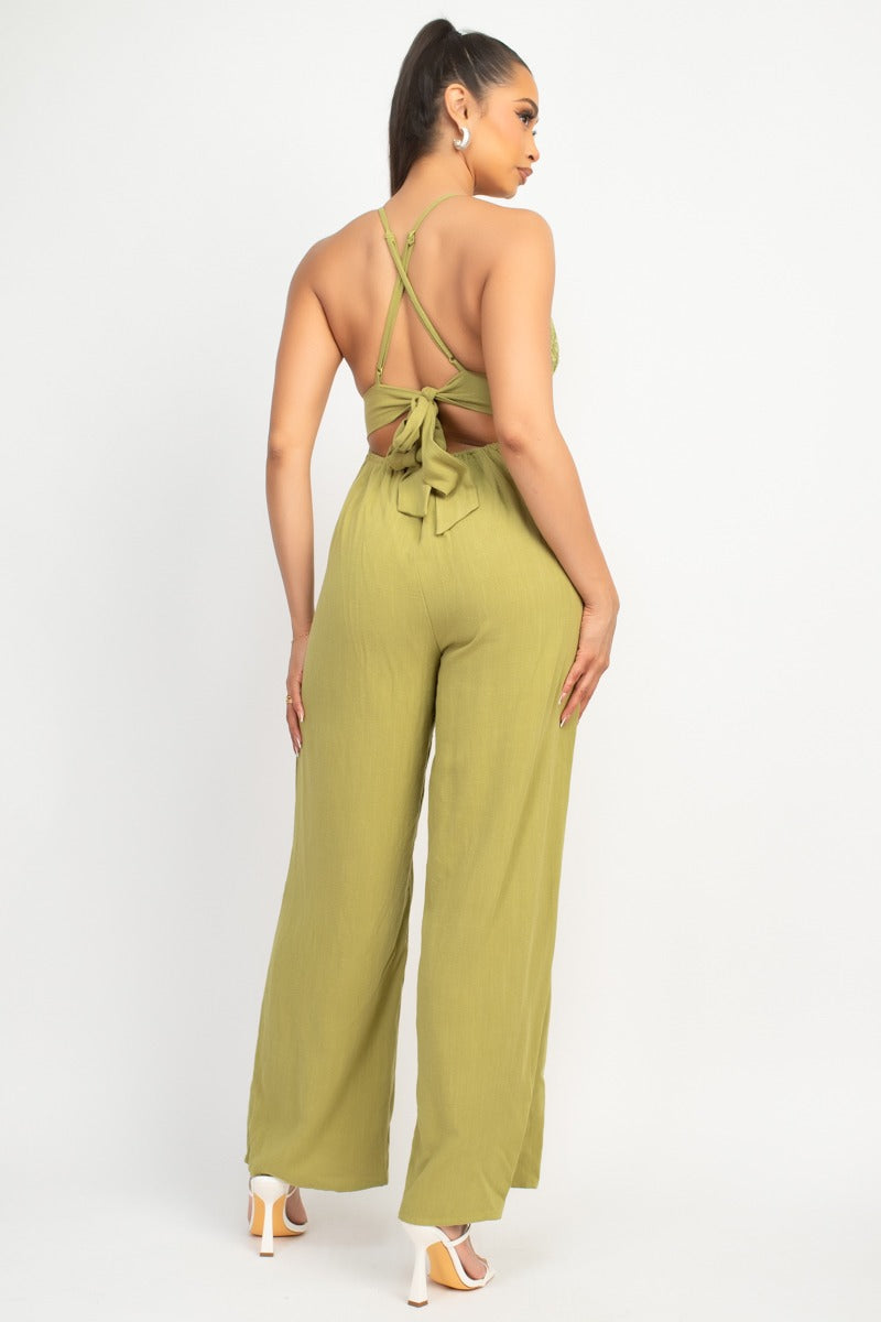 Lace Detail Jumpsuit