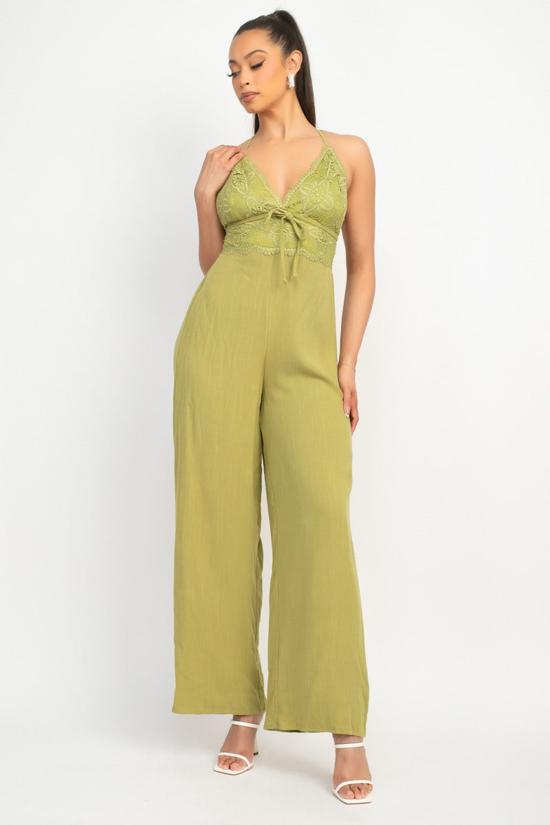 Lace Detail Jumpsuit