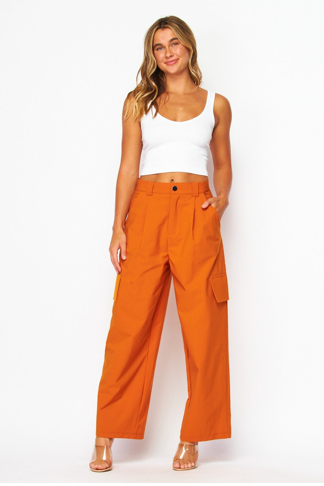 Pocket Cargo Pants | Wide leg Cargo Pants