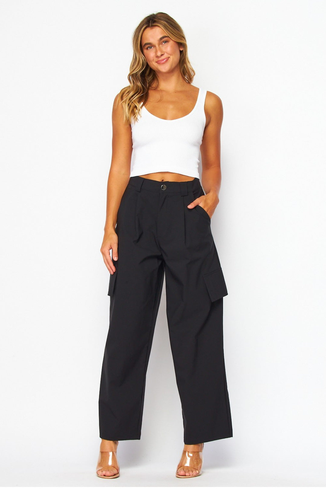 Pocket Cargo Pants | Wide leg Cargo Pants