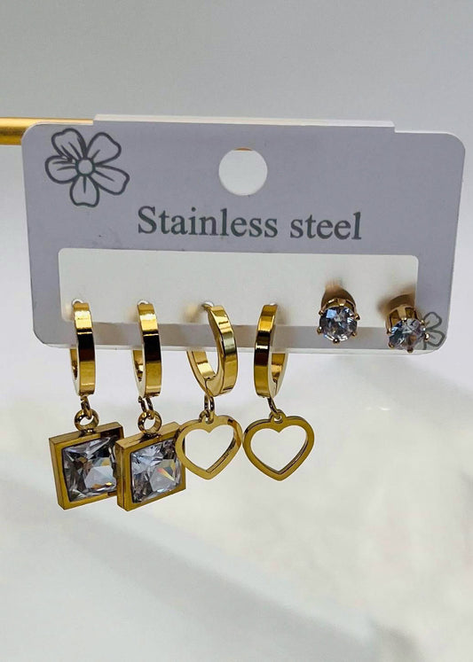 Paquetes de aretes en Stainless steel