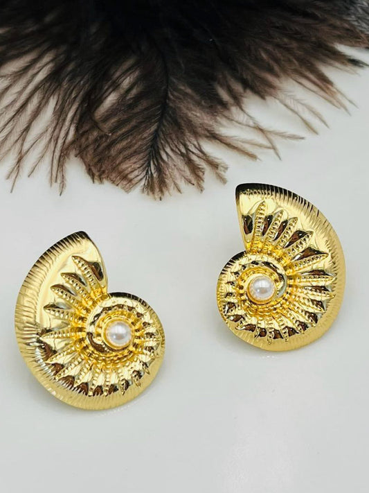 Aretes en Stainless Steel, diseño de Caracol Mar