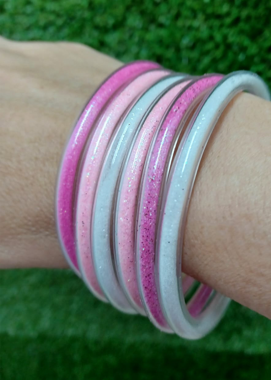 Pulseras en Jelly | Colores Barbie