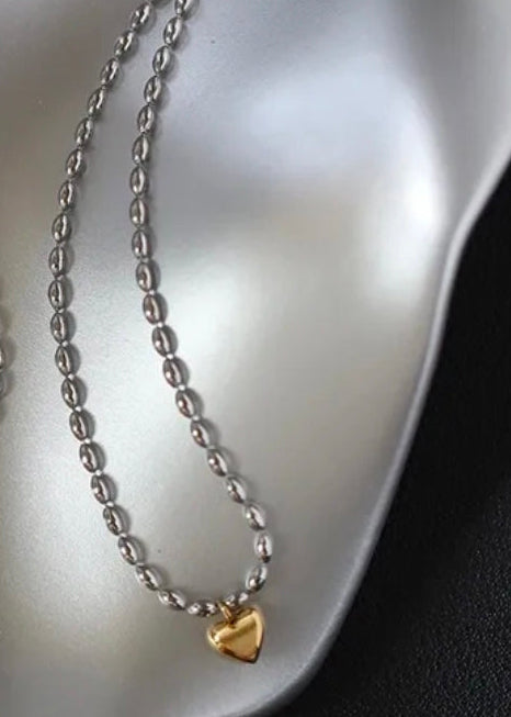 Collar con pendant de corazón