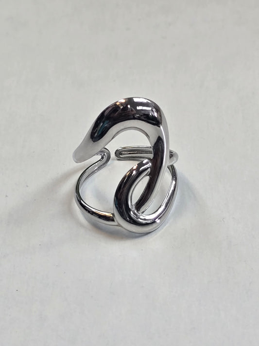 Sortija plata vintage