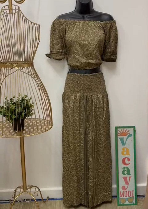 Set dos piezas pantalón y manga corta