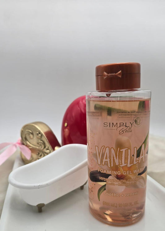 Vanilla Foaming Gel Wash | Simply Bella Cosmetics