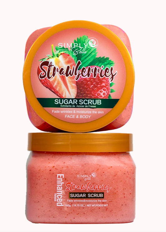 Strawberries Sugar  Scrub