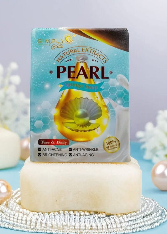 Pearl Sponge Soap | Simply Bella Cosmetics