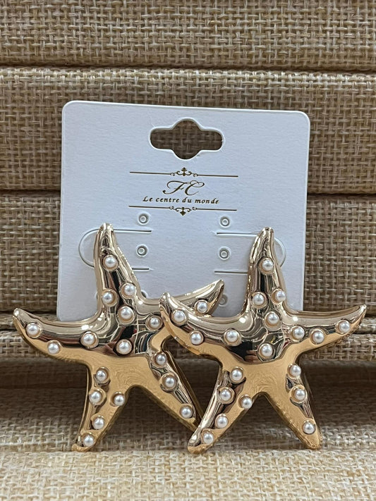 Pantallas de estrellas con perlas