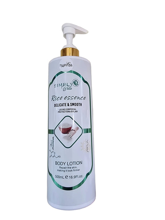 Rice Essence Body Lotion and Solar filter 50spf