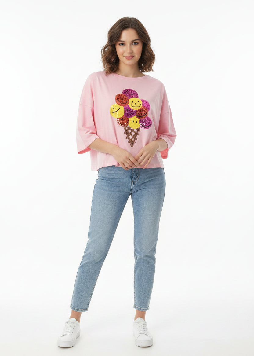 Blusa crop de diseño