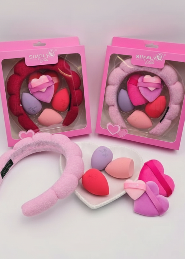 Headband Sponge Puff Set | Simply Bella Cosmetics