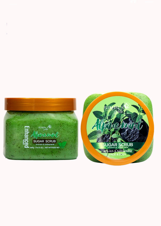 Alpine mint Sugar  Scrub
