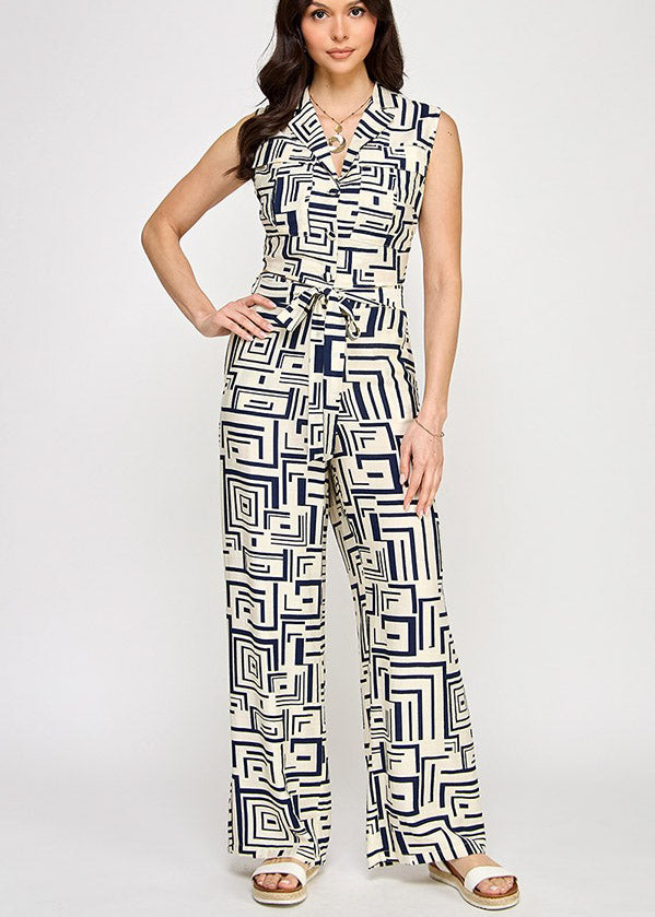 SLVLS PRINTED SHIRT TOP W/PANTS SET