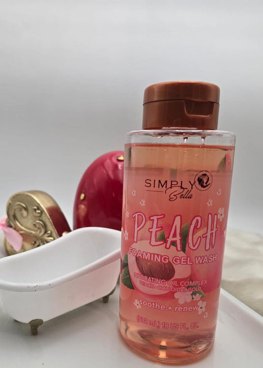 Peach Foaming Gel Wash | Simply Bella Cosmetics