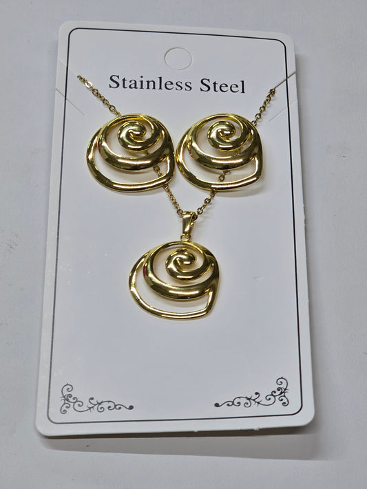 Set de  Collar y aretes