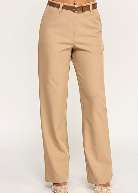 BELT DETAIL PANTS