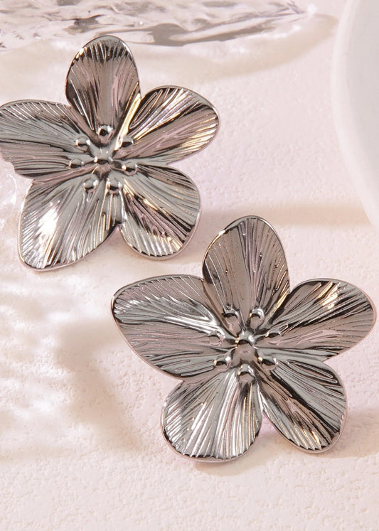 Aretes en hoja