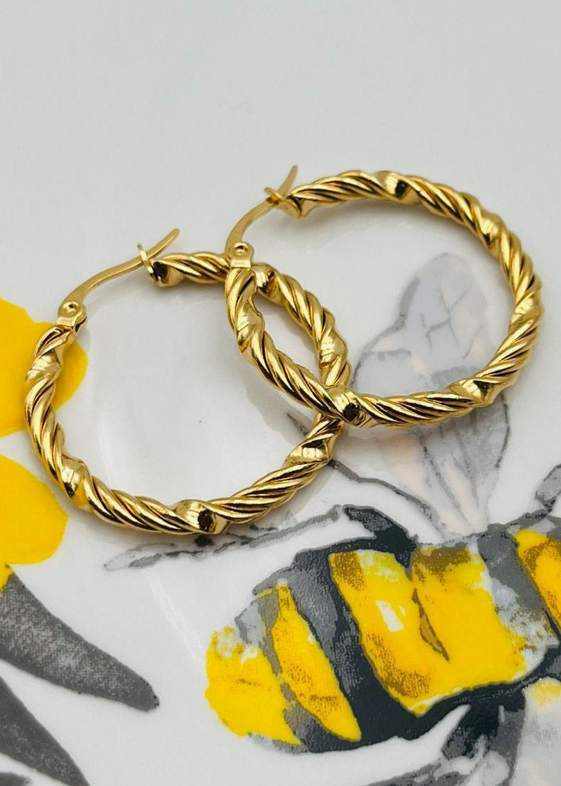 Aretes Gold Plate