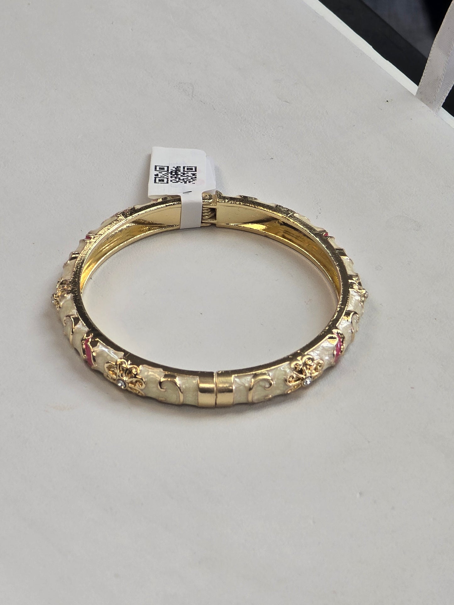 Brazalete de flores electrochapado